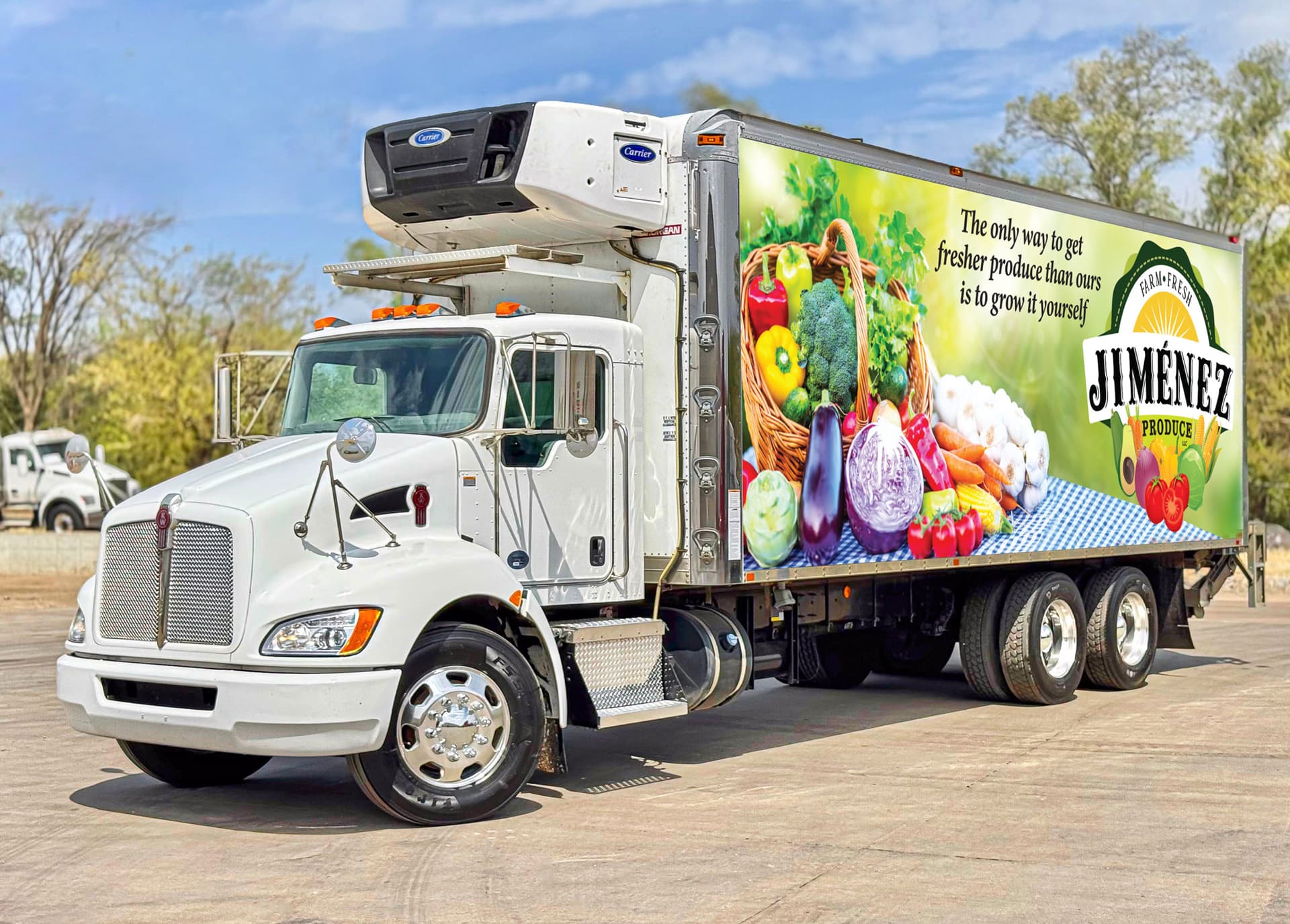 Jimenez Produce delivery truck